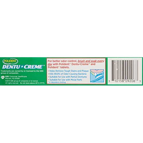 Polident Dentu-Creme 3.90 oz (Pack of 3)