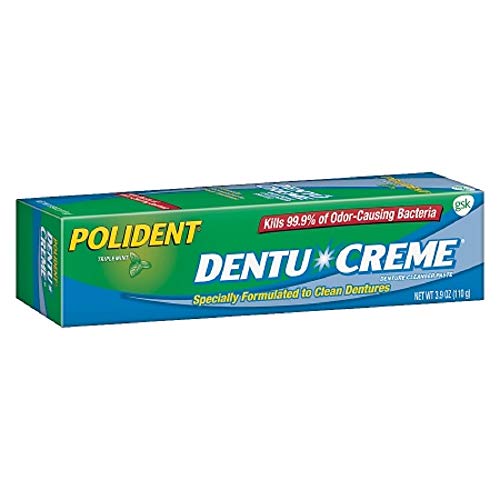 Polident Dentu Creme Denture Cleansing Toothpaste - 3.9 Oz (pack of 1)