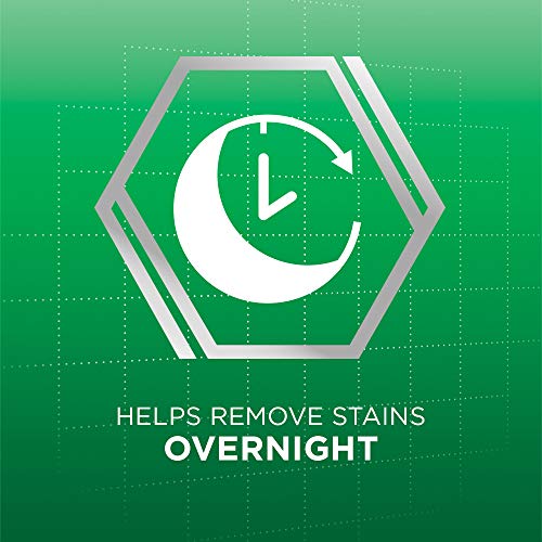 Polident Overnight Whitening Denture Cleanser Effervescent Tablets, 40 count