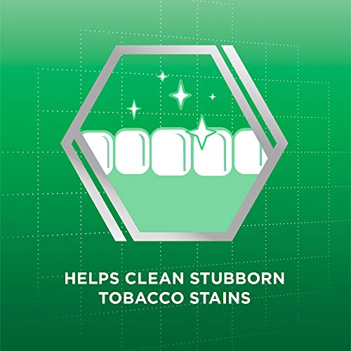 Polident Smokers Antibacterial Denture Cleanser Effervescent Tablets, 120 count