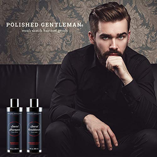 Beard Shampoo and Conditioner Set - Beard Wash and Conditioner for Men With B...