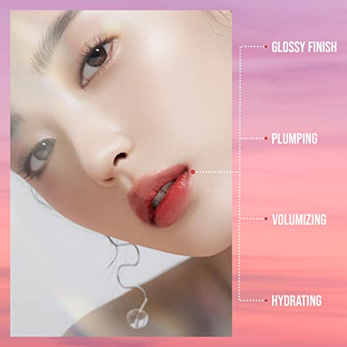 PONY EFFECT Hydro Volume Lip Tint | Water-gel Nourishing Formula | Dewy Shine...