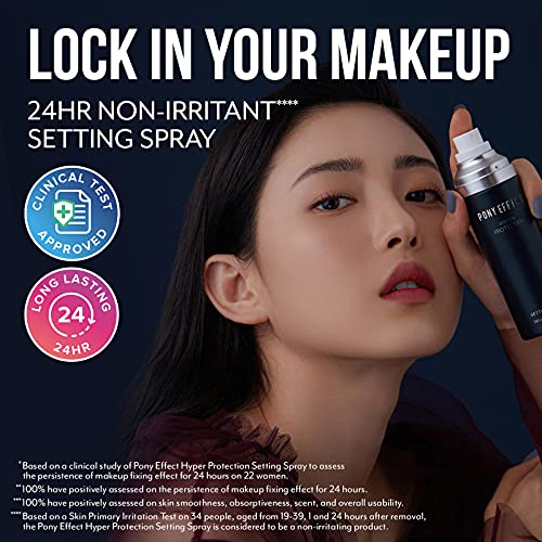 PONY EFFECT Hyper Protection Setting Spray | Makeup Setting Finishing Spray |...