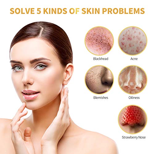 Blackhead Remover Mask, 24K Gold Peel Off Mask, Gold Facial Mask Anti-Aging, ...