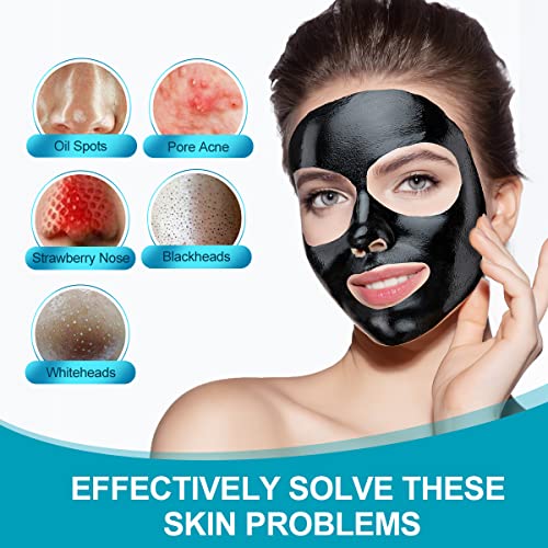Blackhead Remover Mask Bamboo Charcoal Peel Off Mask Blackhead Removal Mask 3...