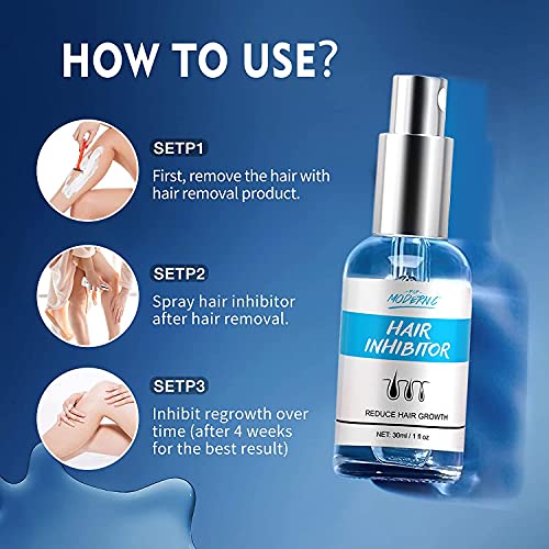 Hair Inhibitor Spray Natural Hair Stop Growth Spray For Arm Underarm Legs Fac...