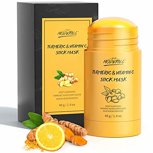 Turmeric Clay Stick Mask Organic Vitamin C Purifying Clay Mask Blackhead Clea...