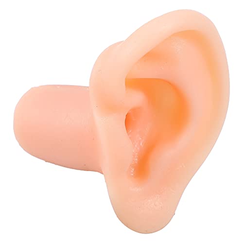 POPETPOP Silicone Ear Model Flexible Earmold Ear Displays Model for Acupunctu...