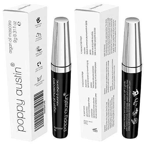 Poppy Austin Mascara 9g - Lash Mascara - 100% Organic, Paraben-Free, Vegan, C...