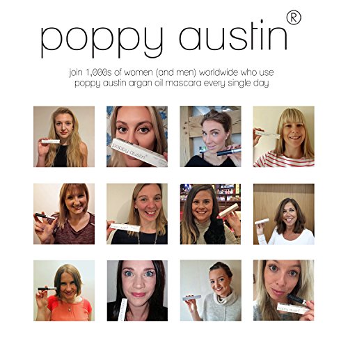 Poppy Austin Mascara 9g - Lash Mascara - 100% Organic, Paraben-Free, Vegan, C...