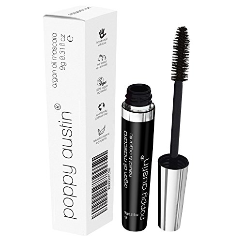 Poppy Austin Mascara 9g - Lash Mascara - 100% Organic, Paraben-Free, Vegan, C...