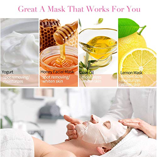 100Pcs Compressed Facial Mask Cotton Face Mask Sheet Grain Skin Care Dry Shee...