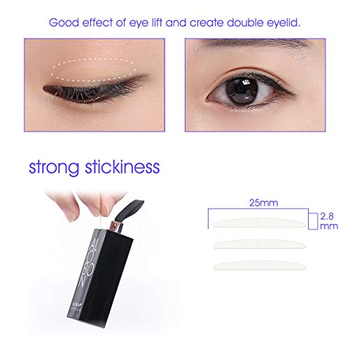 168Pairs Ultra Invisible Two-sided Sticky Double Eyelid Tapes Stickers for He...