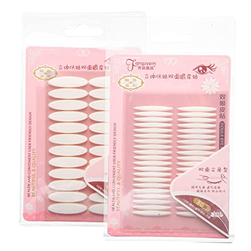 2Packs Slim Wide Size Two-Sided Sticky Double Eyelid Tapes Strips, Medical-us...