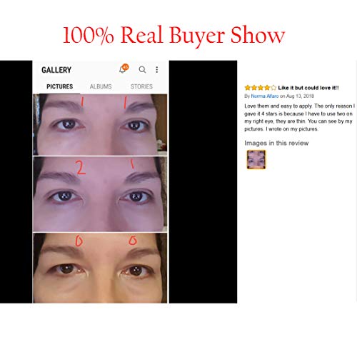 3 Packs Ultra Invisible Double Sided Sticky Double Eyelid Tapes Stickers, Med...