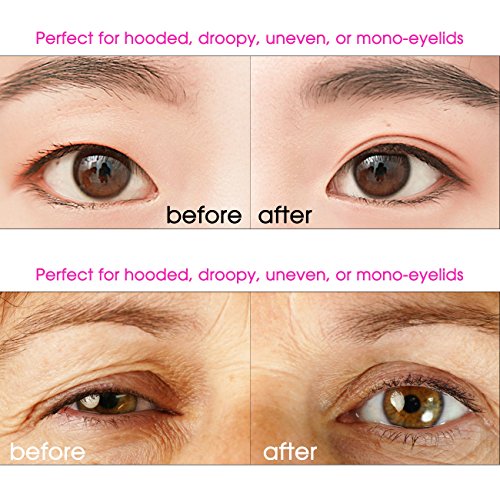 Natural Ultra Invisible One Side Sticky Double Eyelid Tapes Stickers - Instan...