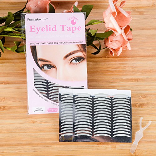 Natural Ultra Invisible One Side Sticky Double Eyelid Tapes Stickers - Instan...