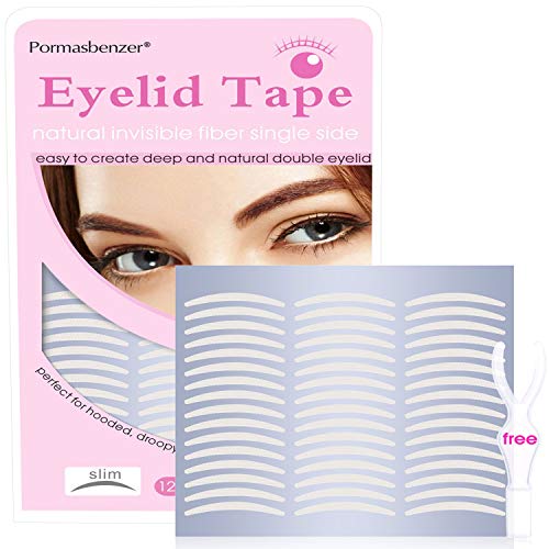 Natural Ultra Invisible One Side Sticky Double Eyelid Tapes Stickers - Instan...