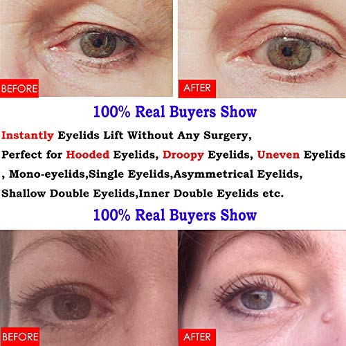 TIK Tok 1344Pcs/4Pack Ultra Invisible One/Two Side Sticky Double Eyelid Tape ...