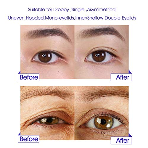 TIK Tok 1344Pcs/4Pack Ultra Invisible One/Two Side Sticky Double Eyelid Tape ...