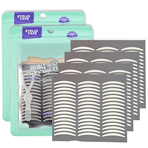 Tik Tok 2Bags/656Pcs Natural Invisible Slim Double Eyelid Tapes Lift Strips S...