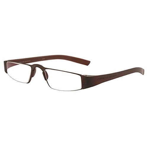 Porsche Design P8801 Eyewear Mens/Ladies Stainless Steel Half-Eye Readers Siz...