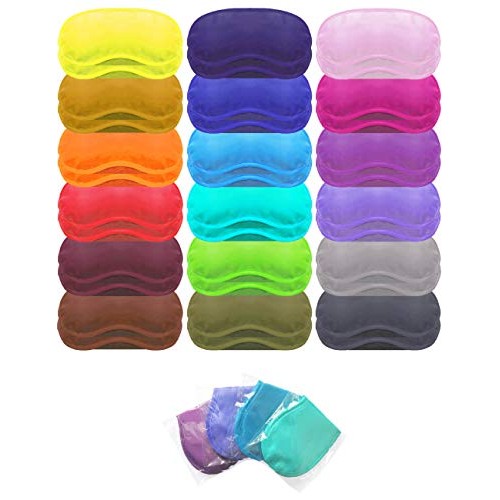 Eye Mask Sleep Masks Pack of 36 PorsMing Sleeping Mask Blindfold Eye Cover Te...