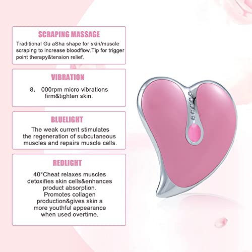 Guasha Tool For Face Gua Sha Facial Tool, Guasha Stone Board For SPA Acupunct...