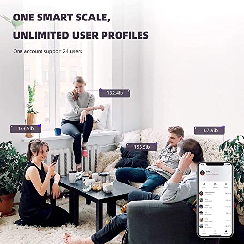 Body Fat Scale, Posture Extra Large Display Digital Bathroom Wireless Weight ...