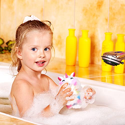 6 Pieces Kids Bath Sponge Animal Loofah for Kids Exfoliating Children Bath Po...