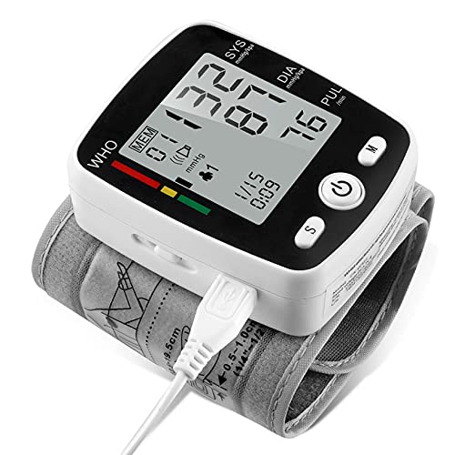 potulas Blood Pressure Monitor, Wrist Blood Pressure Cuff Monitor with USB Ch...