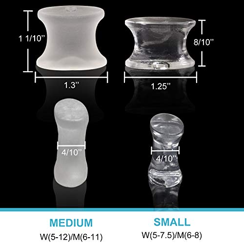 Povihome 10 Pack Gel Bunion Corrector and Toe Spacers Separators and Straight...