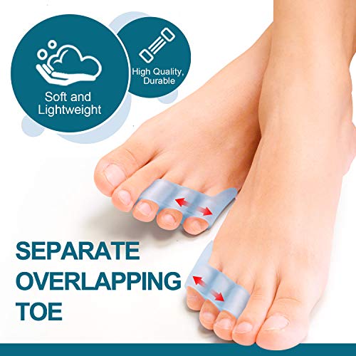 Povihome 10 Pack Pinky Toe Separator and Protectors, Toe Separators for Overl...