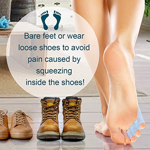 Povihome 10 Pack Pinky Toe Separator and Protectors, Toe Separators for Overl...
