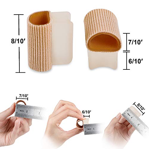 Povihome 6 Pack Gel Toe Spacer Separators(0.6'' Thick), Bunion Corrector for ...