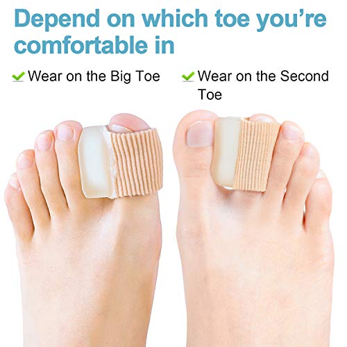 Povihome 6 Pack Gel Toe Spacer Separators(0.6'' Thick), Bunion Corrector for ...