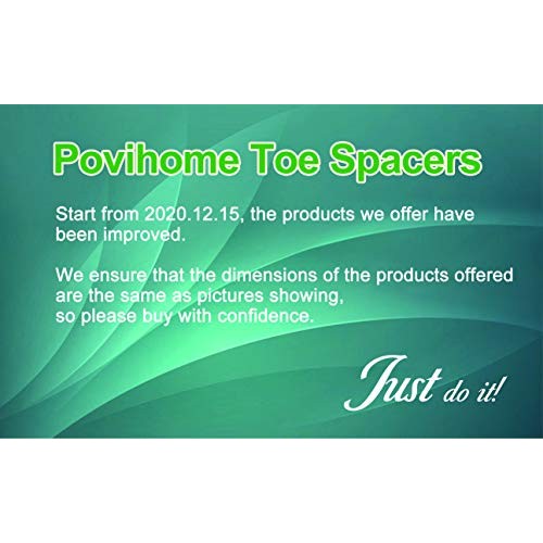 Povihome 6 Pack Gel Toe Spacer Separators(0.6'' Thick), Bunion Corrector for ...