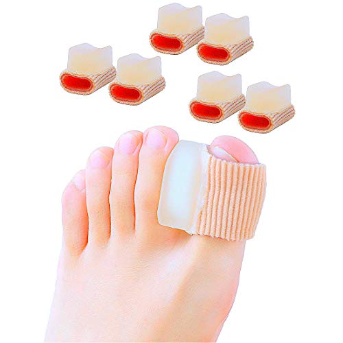 Povihome 6 Pack Gel Toe Spacer Separators(0.6'' Thick), Bunion Corrector for ...