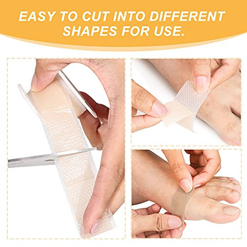 Povihome Heel Sticker Silicone Gel Tape Protector, Blister Prevention Bandaid...