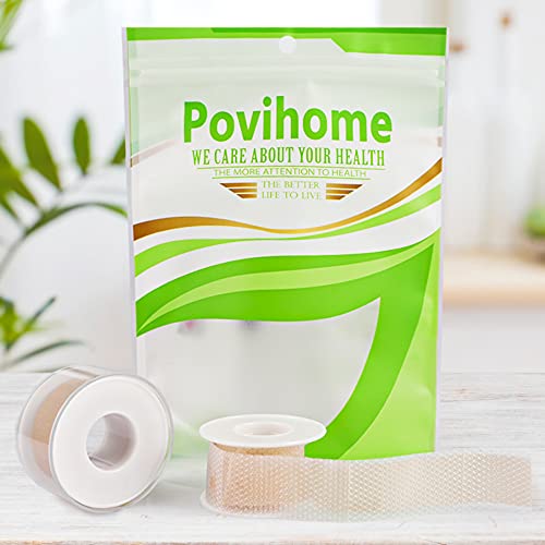 Povihome Heel Sticker Silicone Gel Tape Protector, Blister Prevention Bandaid...