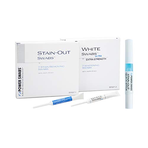 Power Swabs Teeth Whitening Kit | Easy 7 Day Treatment for Whiter Teeth | Den...