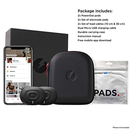 PowerDot 2.0 Duo - Smart Electric Muscle Stimulator - Smart TENS Device - App...