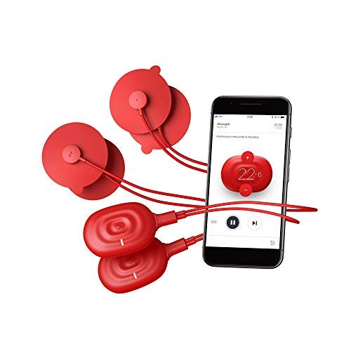 PowerDot 2.0 - Smart Electric Muscle Stimulator - Smart TENS Device - Duo Red...