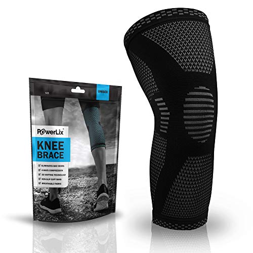 POWERLIX Knee Compression Sleeve - Best Knee Brace for Knee Pain for Men & Wo...