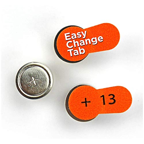 Powermax USA Size 13 Hearing Aid Batteries, Orange Tab, Made In the USA, 64 C...