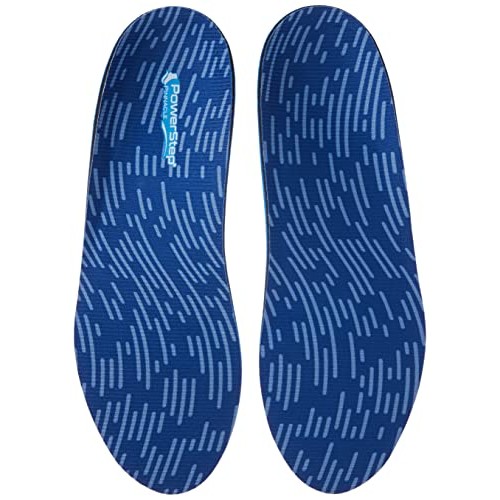 Powerstep Pinnacle Insole, Blue, Men's Size 6-6.5/Women's Size 8-8.5
