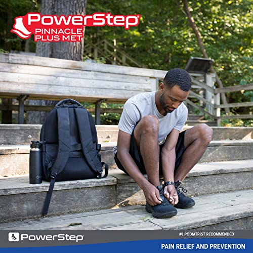 Powerstep unisex adult Pinnacle Plus Met Insole, Red/Blue, Men s 6-6.5 Women ...