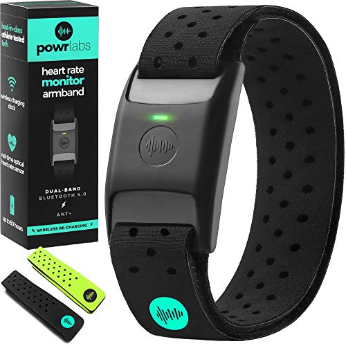 POWR LABS Bluetooth Heart Rate Monitor Armband | ANT Heart Rate Monitor Armba...