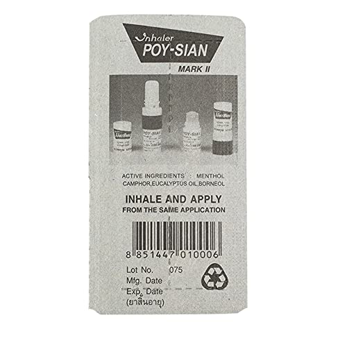 Poysian Menthol Salt Nasal Inhaler (Pack of 6)