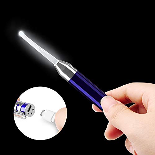 Ear Wax Removal Tool Cleaner for Humans with LED Light - Earpick Curette, Sta...